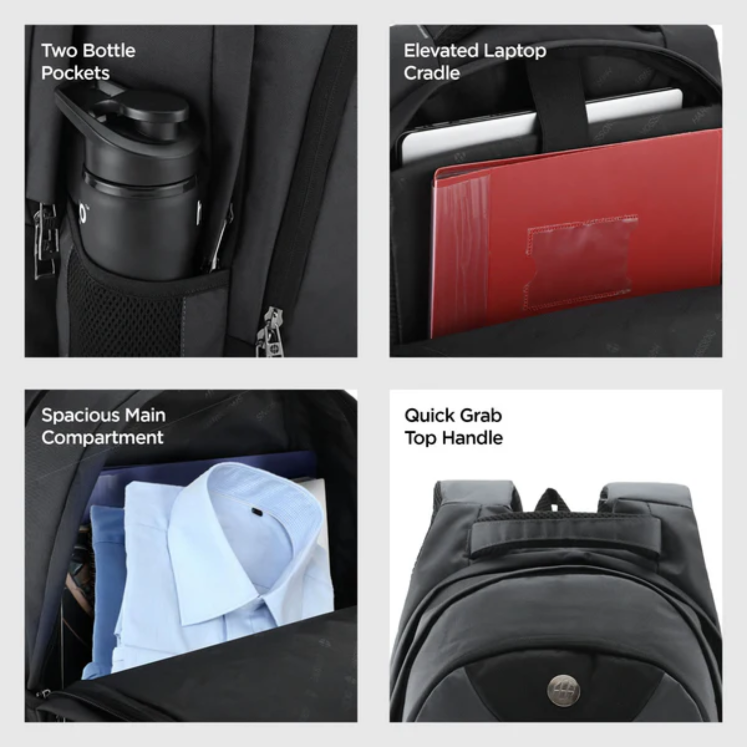 Harissons Azzaro 40L Executive Laptop Backpack - Image 4
