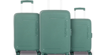 Kamiliant Nexus | PP Hard-Shell Trolley with 8 Spinner Wheels & 3-Digit Lock, Trolley Bag/Luggage/Suitcase for Travel for Men and Women