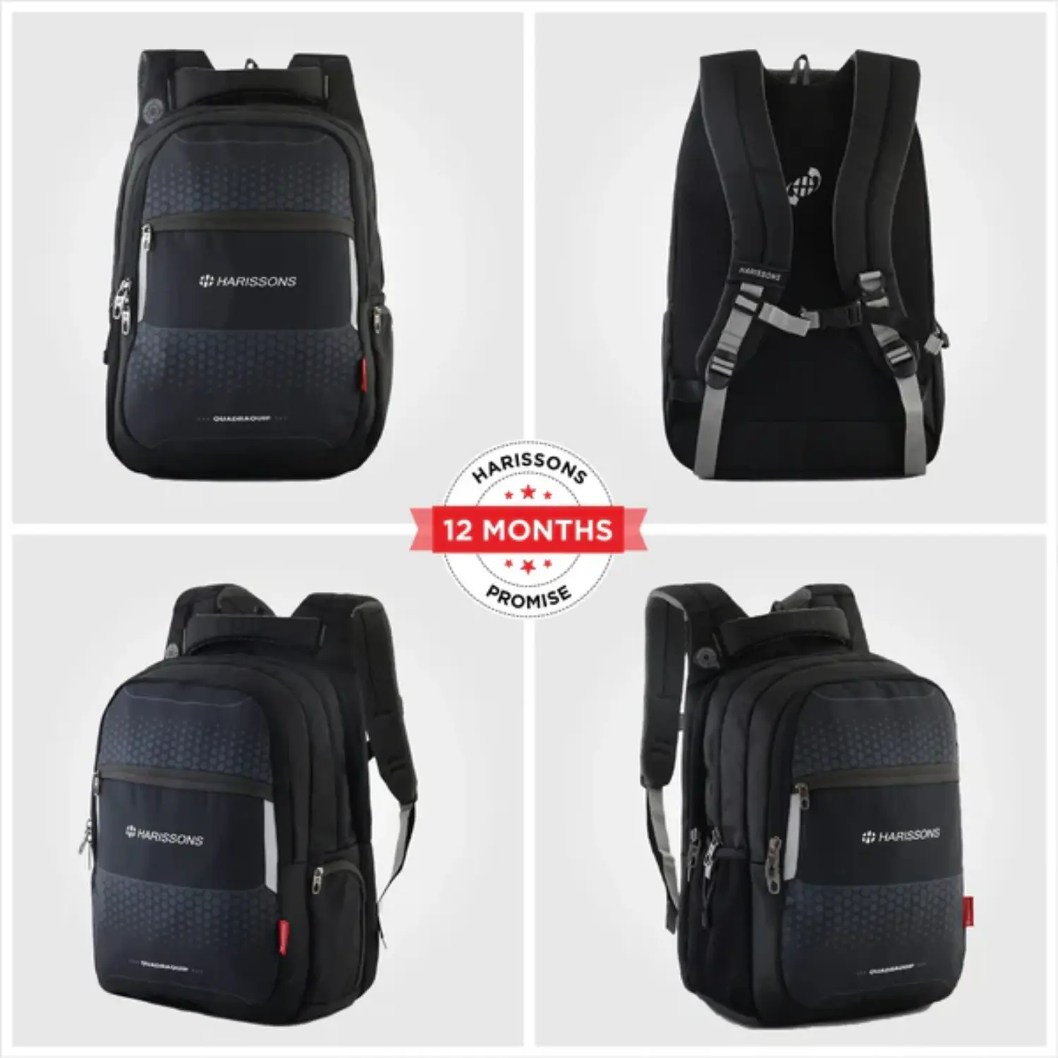 Harissons Speckle 40L Laptop Backpack with Free Rain Cover and Pouch - Image 6