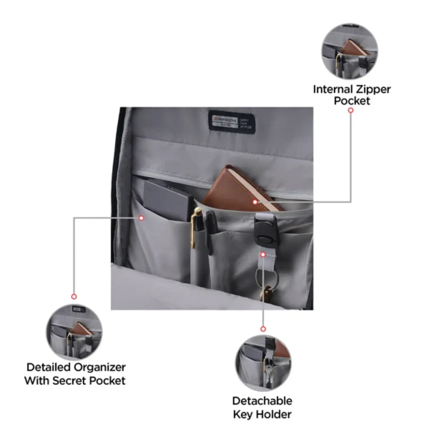 Harissons AXIRON Versatile 25L 3-in-1 Premium Laptop Backpack (15.6") - Image 2