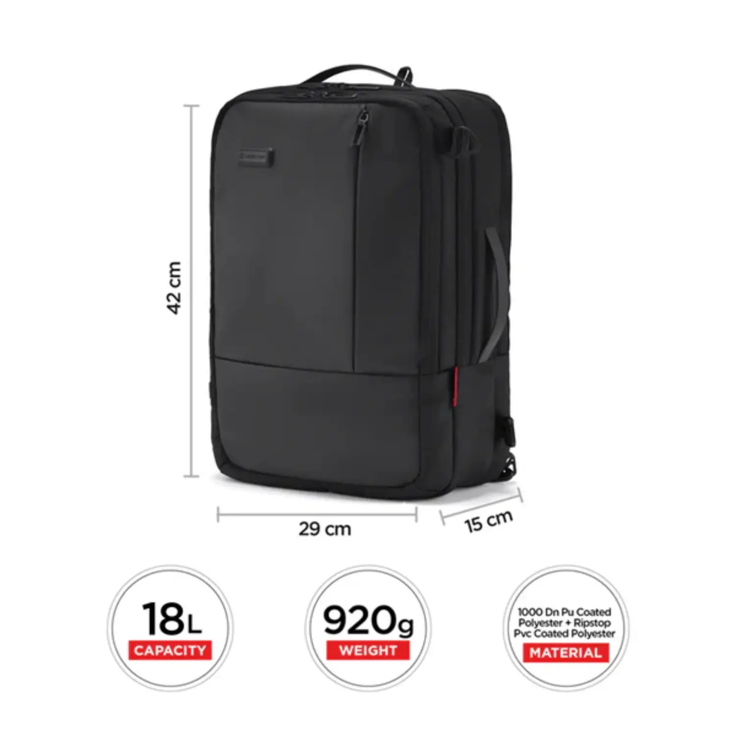 Harissons AXIRON Versatile 25L 3-in-1 Premium Laptop Backpack (15.6") - Image 3