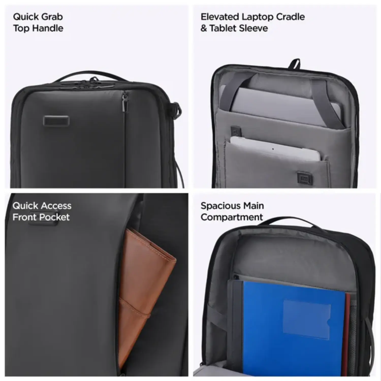 Harissons AXIRON Versatile 25L 3-in-1 Premium Laptop Backpack (15.6") - Image 4