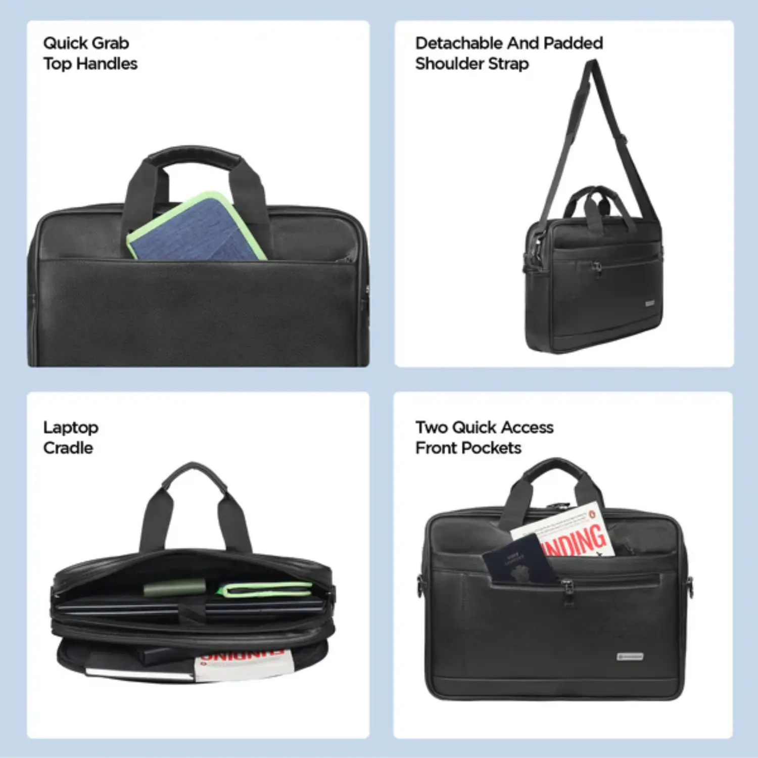 Harissons Rendition Eco-Friendly 15L Laptop Messenger Bag for 15.6" Laptop - Image 2